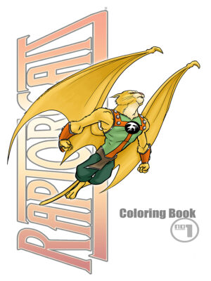 RAPTORCATS COLORING BOOK